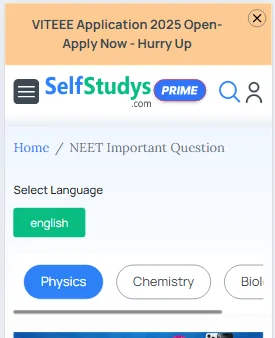 Work, Energy and Power NEET important questions PDF download